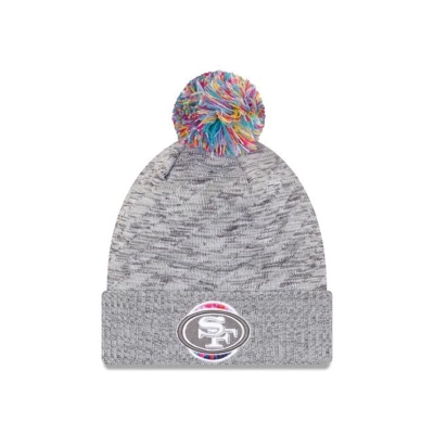 San Francisco 49ers Gorra | New Era NFL Crucial Catch Sport Knit Beanie Mexico - Grises